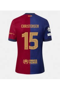 Barcelona Andreas Christensen #15 Jalkapallovaatteet Kotipaita 2024-25 Lyhythihainen